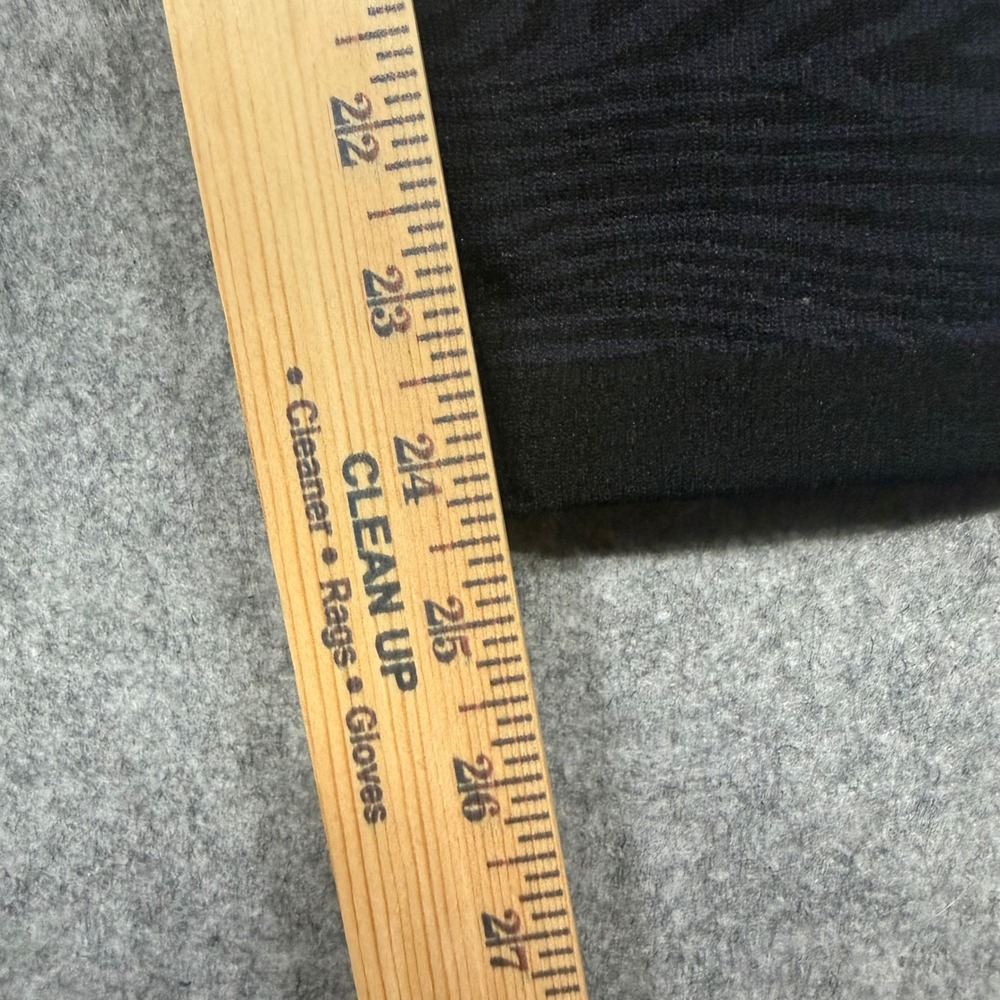 Blue Star Clothing Company Leggings Womens L/XL Black Zebra Fleece Lined - Picture 5 of 8